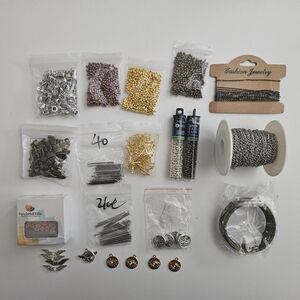Jewelry Making Kit with Various Beads and Chains
